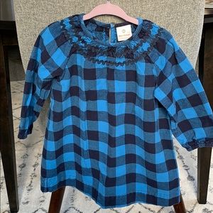 Hanna Andersson buffalo plaid tunic size 85